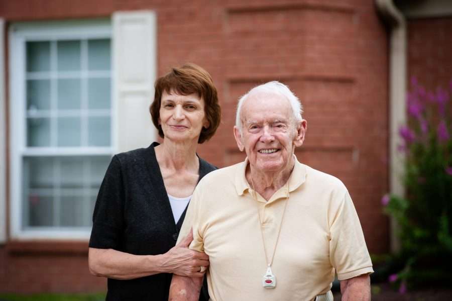 Senior with Caregiver